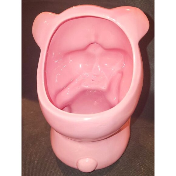Teleflora Pink Ceramic Pig Planter - Picture 3 of 7